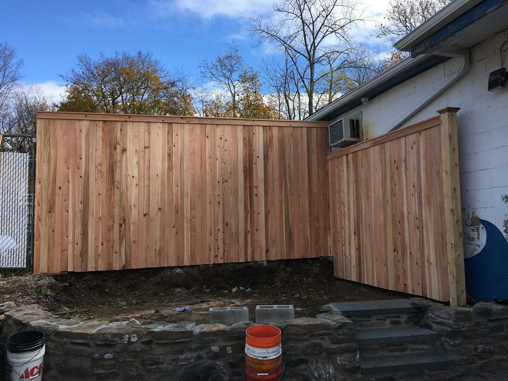 semi-privacy fence